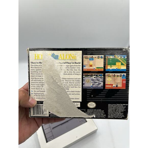 Home Alone Super Nintendo SNES With Original Box And Case - Picture 12 of 16